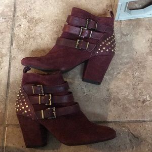 Jessica Simpson Burgundy booties